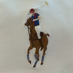 Unique and rare find of Polo by Ralph Lauren. Large pony in full color!